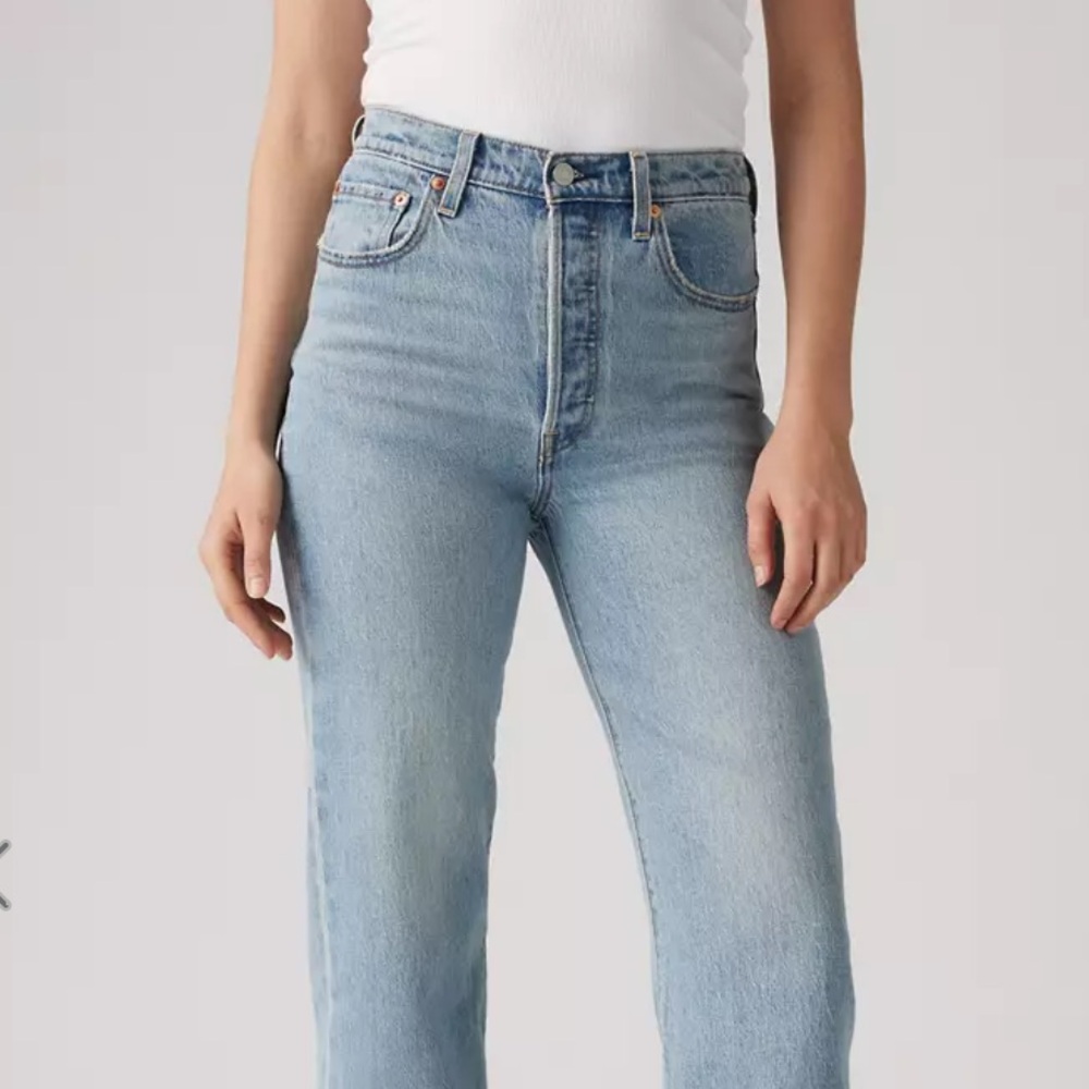 Levi’s Ribcage Straight Ankle, in Let’s Share, size 26 x 27, NWT - Picture 3 of 11